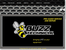 Tablet Screenshot of buzz-technical.com